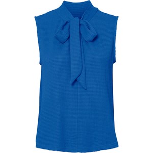 Bluzka bonprix w stylu casual z dekoltem w kształcie litery v bez rękawów