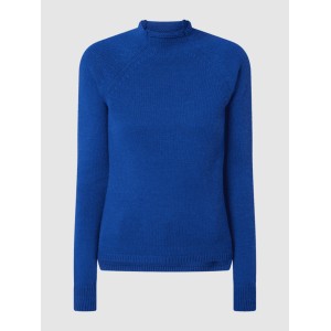 Niebieski sweter Another Label z dzianiny