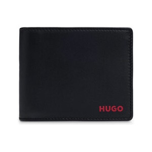 Czarny portfel męski Hugo Boss