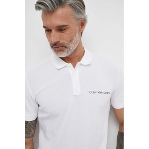 Koszulka polo Calvin Klein w stylu casual z nadrukiem