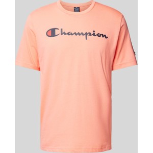 T-shirt Champion z bawełny z nadrukiem