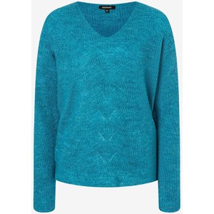 Niebieski sweter More & More z wełny w stylu casual