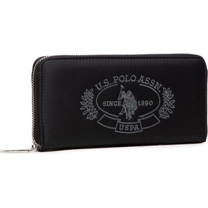 Czarny portfel U.S. Polo
