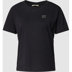 T-shirt Esprit w stylu casual z bawełny z krótkim rękawem