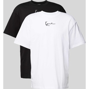 T-shirt Karl Kani z krótkim rękawem z bawełny z nadrukiem