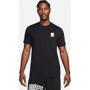 Czarny t-shirt Nike z bawełny