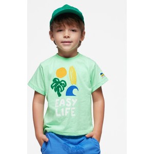 Zielona koszulka dziecięca Mayoral dla chłopców