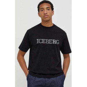 T-shirt Iceberg w młodzieżowym stylu z bawełny