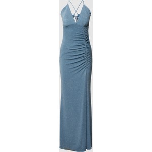 Niebieska sukienka Jake*s z dekoltem w kształcie litery v maxi na ramiączkach