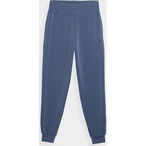 Niebieskie spodnie sportowe 4F z dresówki w sportowym stylu