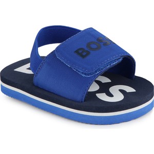 Niebieskie buty dziecięce letnie Hugo Boss na rzepy