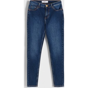 Granatowe jeansy Reserved w stylu casual
