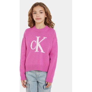 Różowy sweter Calvin Klein