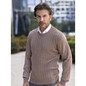 Sweter M. Lasota z wełny ze stójką w stylu casual