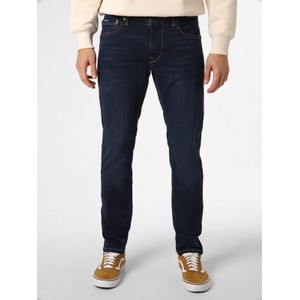 Granatowe jeansy Pepe Jeans z bawełny w street stylu