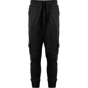 Czarne spodnie ubierzsie.com z tkaniny w sportowym stylu