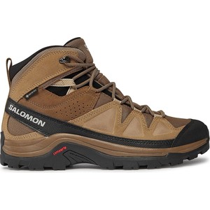 Brązowe buty trekkingowe Salomon