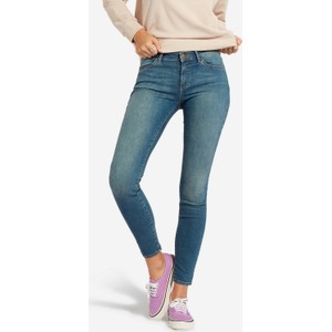 Niebieskie jeansy Wrangler w stylu casual z bawełny