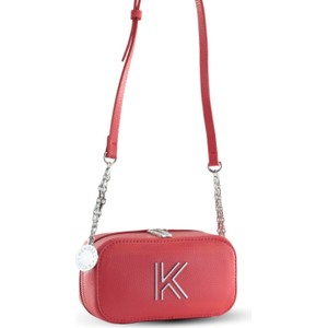 Czerwona torebka Kendall I Kylie średnia matowa w wakacyjnym stylu