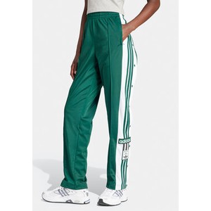 Zielone spodnie Adidas z dresówki