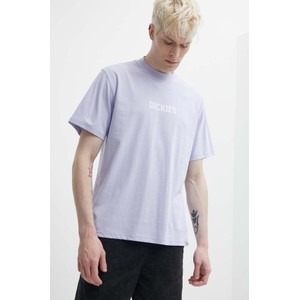 Fioletowy t-shirt Dickies w stylu casual