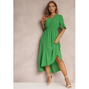 Zielona sukienka Renee w stylu casual