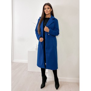 Niebieski płaszcz Ubra w stylu casual