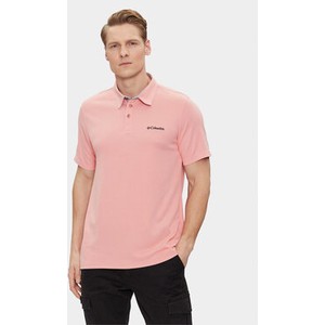 Różowa koszulka polo Columbia