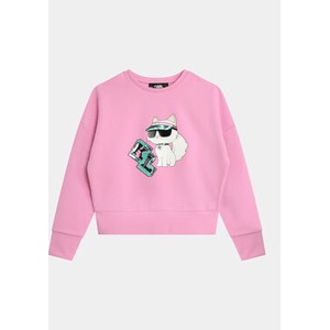 Różowa bluza dziecięca Karl Lagerfeld