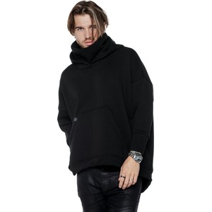 Czarna bluza Underworld w stylu casual z bawełny