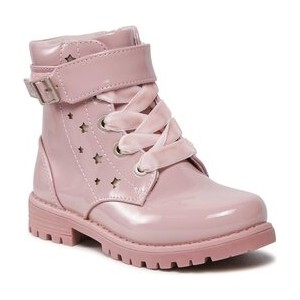 Różowe buty dziecięce zimowe Mayoral dla dziewczynek sznurowane
