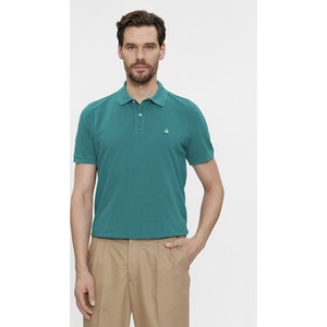 Zielony t-shirt United Colors Of Benetton w stylu casual z krótkim rękawem