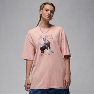 Różowy t-shirt Jordan