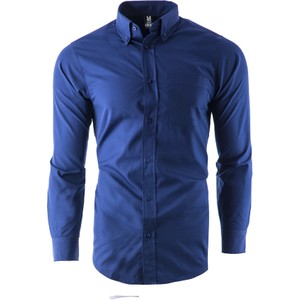 Niebieska koszula Risardi w stylu casual