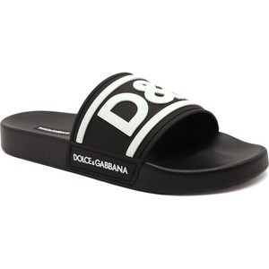 Czarne buty letnie męskie Dolce Gabbana w sportowym stylu