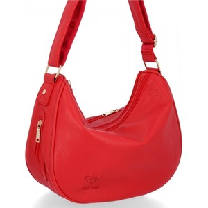 Czerwona torebka Bee Bag średnia w stylu glamour