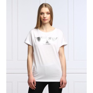 T-shirt Emporio Armani z krótkim rękawem w młodzieżowym stylu z okrągłym dekoltem