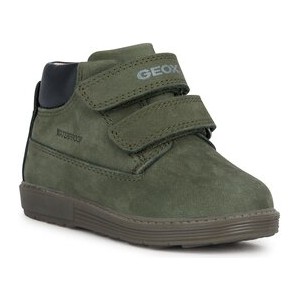 Zielone buty dziecięce zimowe Geox dla chłopców