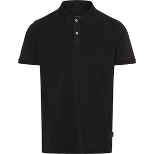 Czarna koszulka polo Only&sons z krótkim rękawem z bawełny w stylu casual