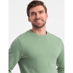 Zielona bluza Ombre w stylu casual z bawełny