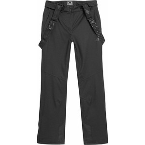 Czarne spodnie sportowe 4F w stylu retro