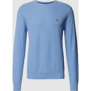Niebieski sweter Fynch Hatton w stylu casual z bawełny