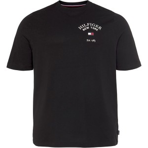 Czarny t-shirt Tommy Hilfiger z bawełny
