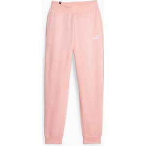 Różowe spodnie sportowe Puma z dresówki