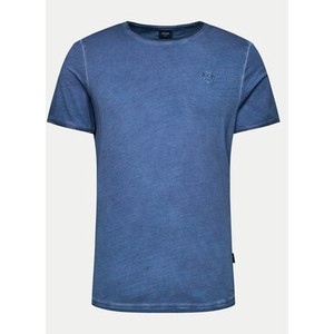 Niebieski t-shirt Joop! w stylu casual z krótkim rękawem