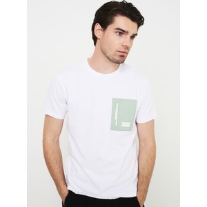 T-shirt Ochnik z bawełny z krótkim rękawem