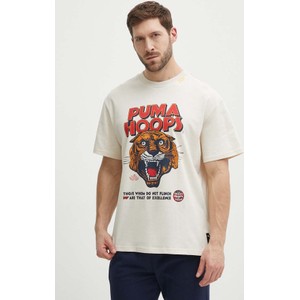 T-shirt Puma z nadrukiem z krótkim rękawem