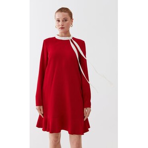 Sukienka Red Valentino z długim rękawem mini