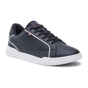Tommy Hilfiger Sneakersy Lo Cup Leather FM0FM04429 Granatowy