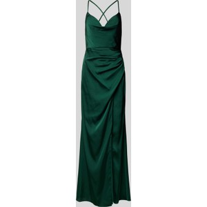 Zielona sukienka Laona na ramiączkach maxi
